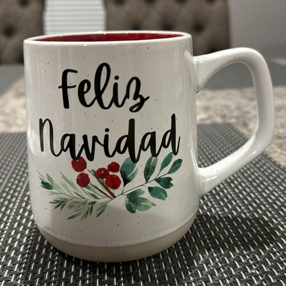 Feliz Navidad Christmas Large Coffee Tea Mug - Picture 2 of 10
